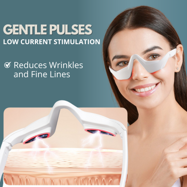 ZEENCARE Under Eye Red Light Therapy Glasses for Dark Circles - Image 3